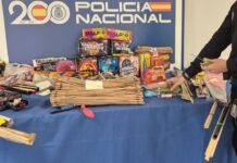 Más de una decena de detenidos durante las Fallas por lanzar pirotecnia peligrosa a viandantes