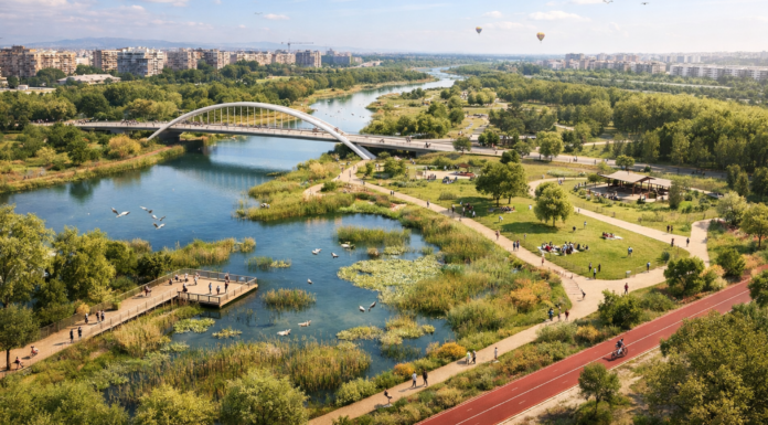 Un nuevo “superparque” de 80 hectáreas ampliará el Jardín del Turia Recreación del futuro parque metropolitano que ampliará el Jardín del Turia