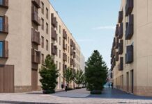 València tendrá una nueva calle en la zona centro Vista de frente de la nueva vía peatonal / AEDAS