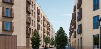 València tendrá una nueva calle en la zona centro Vista de frente de la nueva vía peatonal / AEDAS