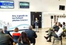 El consumo de agua en Valencia se mantiene durante las Fallas