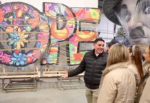 «Hope», la falla municipal de València apunta a ser un símbolo mundial de paz en medio de una nueva guerra