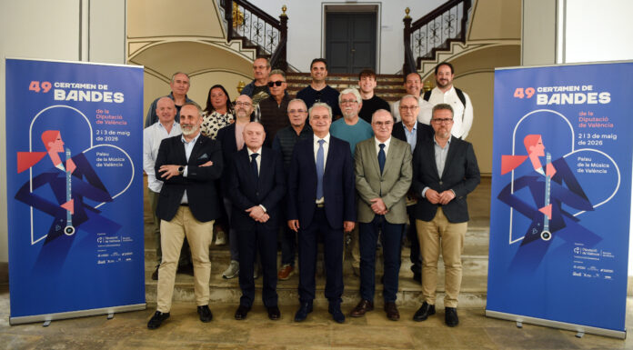 La Diputació presenta el 49é Certamen de Bandes amb una participació massiva i el Palau de la Música com a escenari Presentació del Certamen de Bandes