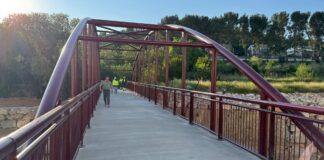 Nova passarel·la metàl·lica de Xiva