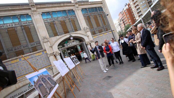 7televalencia _0423 Nuevas actuaciones en el Mercado Central (9) La alcaldesa de València, María José Catalá, informa de nuevas actuaciones en el Mercat Central