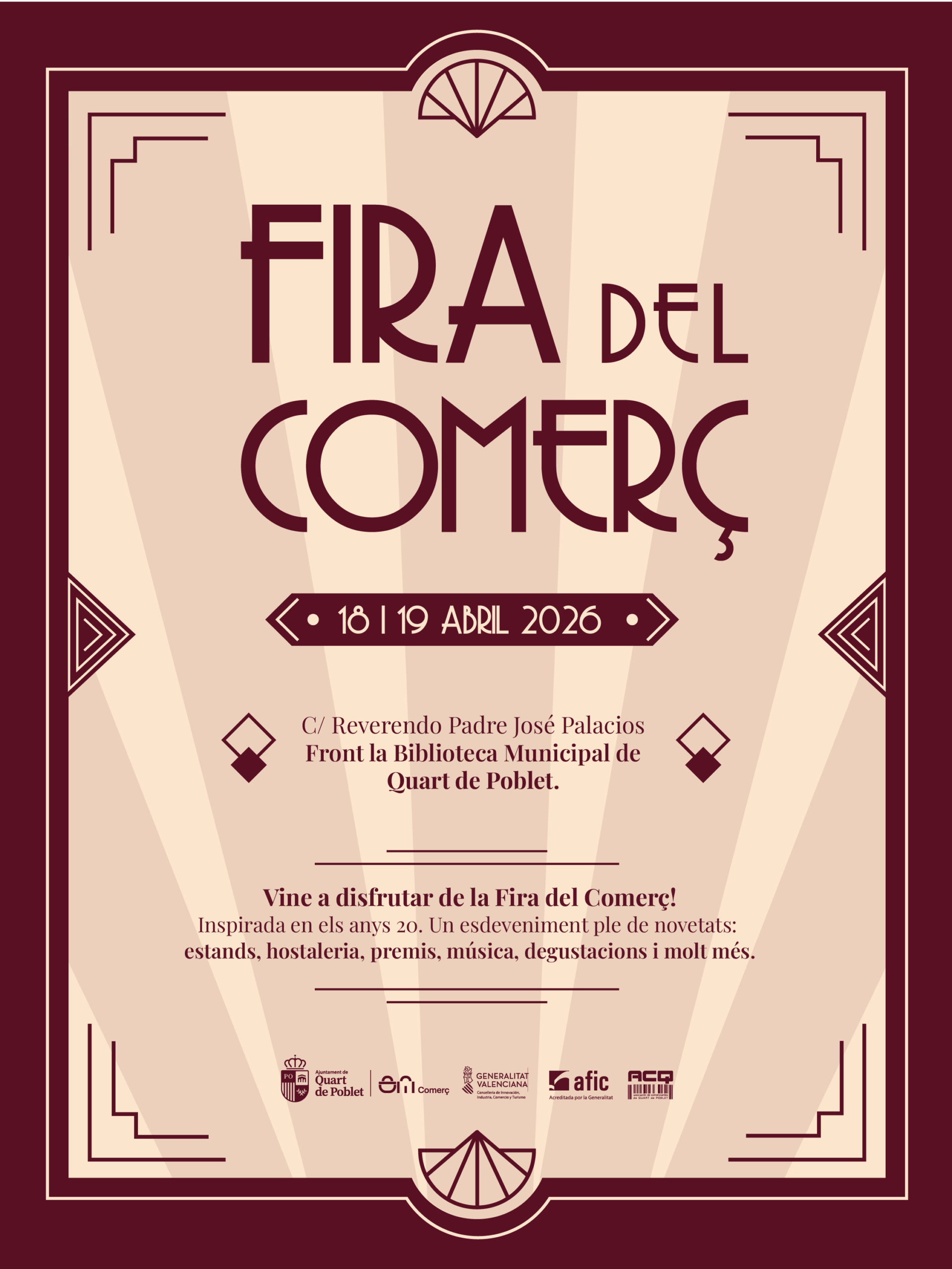 Cartell de la Fira de Comerç de Quart de Poblet