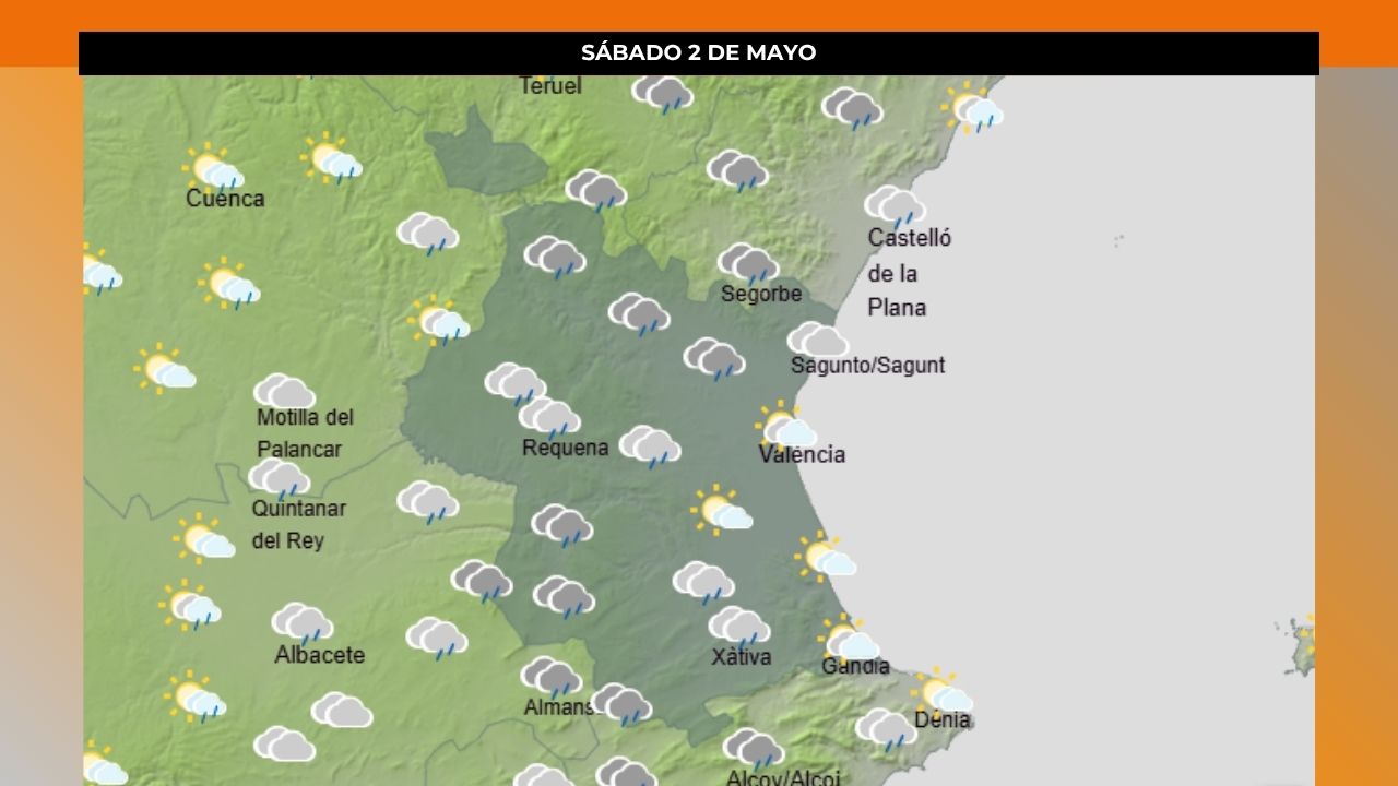 Previsión del tiempo para el fin de semana