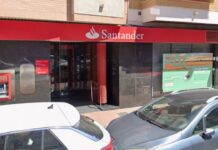 Atracan un banco en Benetússer y maniatan a dos limpiadoras tras sorprenderles Banco Santander de Benetússer