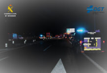 Un conductor con caravana circula en sentido contrario por la A-33 y A-35 a la altura de Moixent