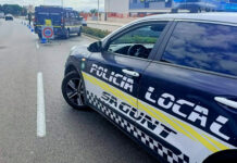Persecució de pel·lícula a Sagunt: la policia frustra el robatori d’una furgoneta carregada de paquets Policia Local de Sagunt