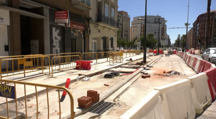 Avanzan las obras en las avenidas Pérez Galdós y Giorgeta