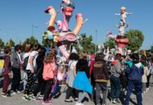 Las Fallas continúan en Logroño: Crida, ofrendas, cremà, charangas y mascletaes