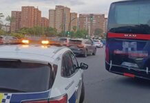 Un conductor de autobús turístico da positivo en cocaína en pleno servicio en València