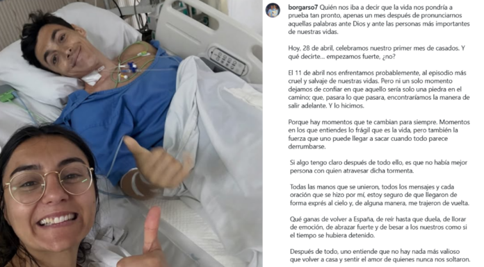 El joven atacado por un tiburón habla por primera vez desde el hospital de Maldivas: "Qué ganas de volver"