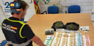 Desmantelan una “tienda” de droga frente a un colegio de Torrent