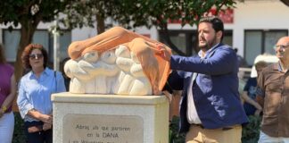 Inauguració de l'escultura de la DANA