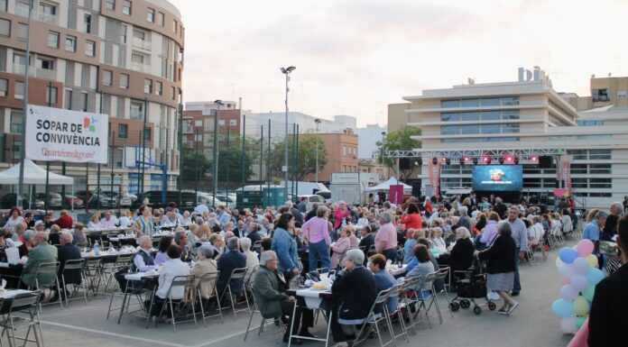 El Sopar de Convivència se celebrarà al costat de la Biblioteca de Quart de Poblet