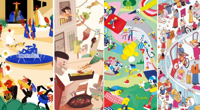 Algunas de las ilustraciones de estos años