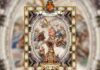Tapiz floral de la Virgen de los Desamparados 2026 en la plaza de la Mare de Déu de València