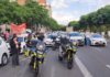 La huelga de taxis provoca cortes de tráfico y colapsos en el centro de Valencia La huelga de taxis provoca cortes de tráfico y colapsos en el centro de Valencia