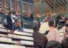 Un hombre fuera de control desata el pánico en la Plaza de Toros de Valencia y deja una persona herida Plaza de Toros de València durante la clase práctica taurina en la que un asistente resultó herido