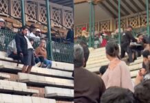 Un hombre fuera de control desata el pánico en la Plaza de Toros de València y deja una persona herida Plaza de Toros de València durante la clase práctica taurina en la que un asistente resultó herido