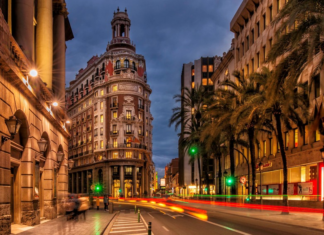 Exterior del Banco de Valencia.