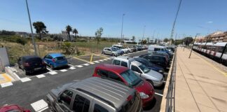 Paterna amplia el pàrquing de l’estació de metro amb 109 places