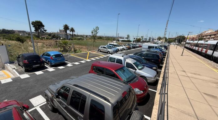 Paterna amplia el pàrquing de l’estació de metro amb 109 places