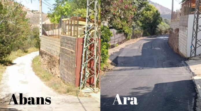 Torrent millora la seguretat i accessibilitat en La Carrasquera amb noves actuacions d’asfaltat i ampliació de la calçada