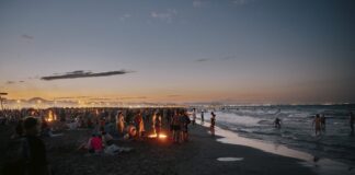 Nit de Sant Joan en Valencia