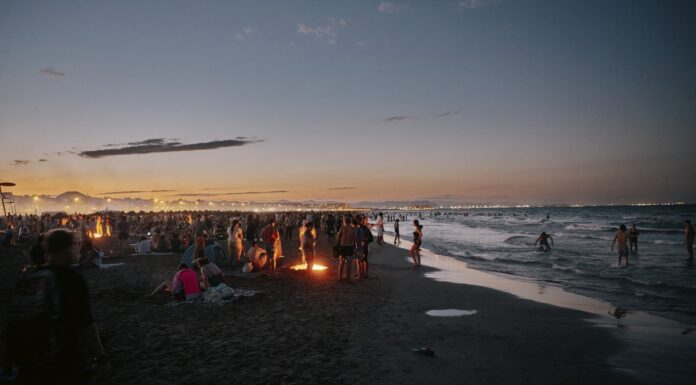Nit de Sant Joan en Valencia