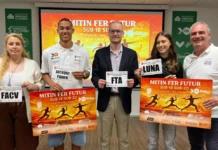 Mitin FER Futur 2026: Valencia reparte billetes para el Europeo sub-18 y el Mundial sub-20 de atletismo Presentación del Mitin FER Futur 2026