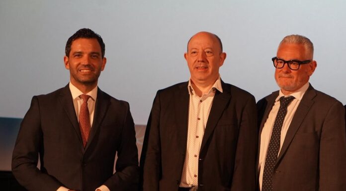 Sagredo, Gonzalo Bernardos y Vicente Peñalver en el VI Encuentro Empresarial 'Paterna Ciudad de empresas'