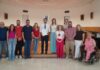 Paterna comença a elaborar els Pressupostos de 2027 per a ser ciutat capdavantera en servicis públics, benestar, seguretat i oportunitats Sagredo junt amb els regidors de l'equip de govern al saló de plens de l'Ajuntament de Paterna