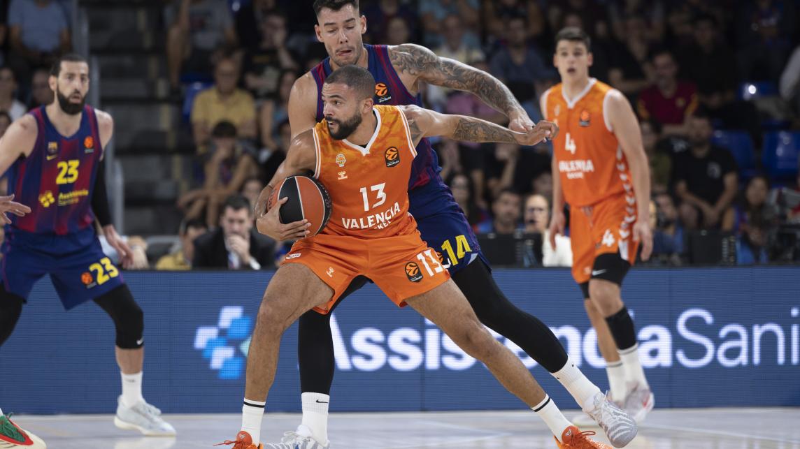 Uno de los últimos partidos del Valencia Basket - Barça
