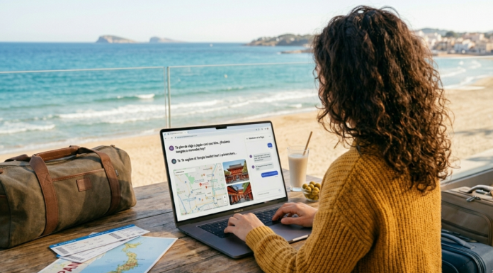 Muchos valencianos utilizan ChatGPT para sus vacaciones: cómo usar la IA para planificar un viaje Una mujer consulta sus vacaciones en una plataforma de inteligencia artificial