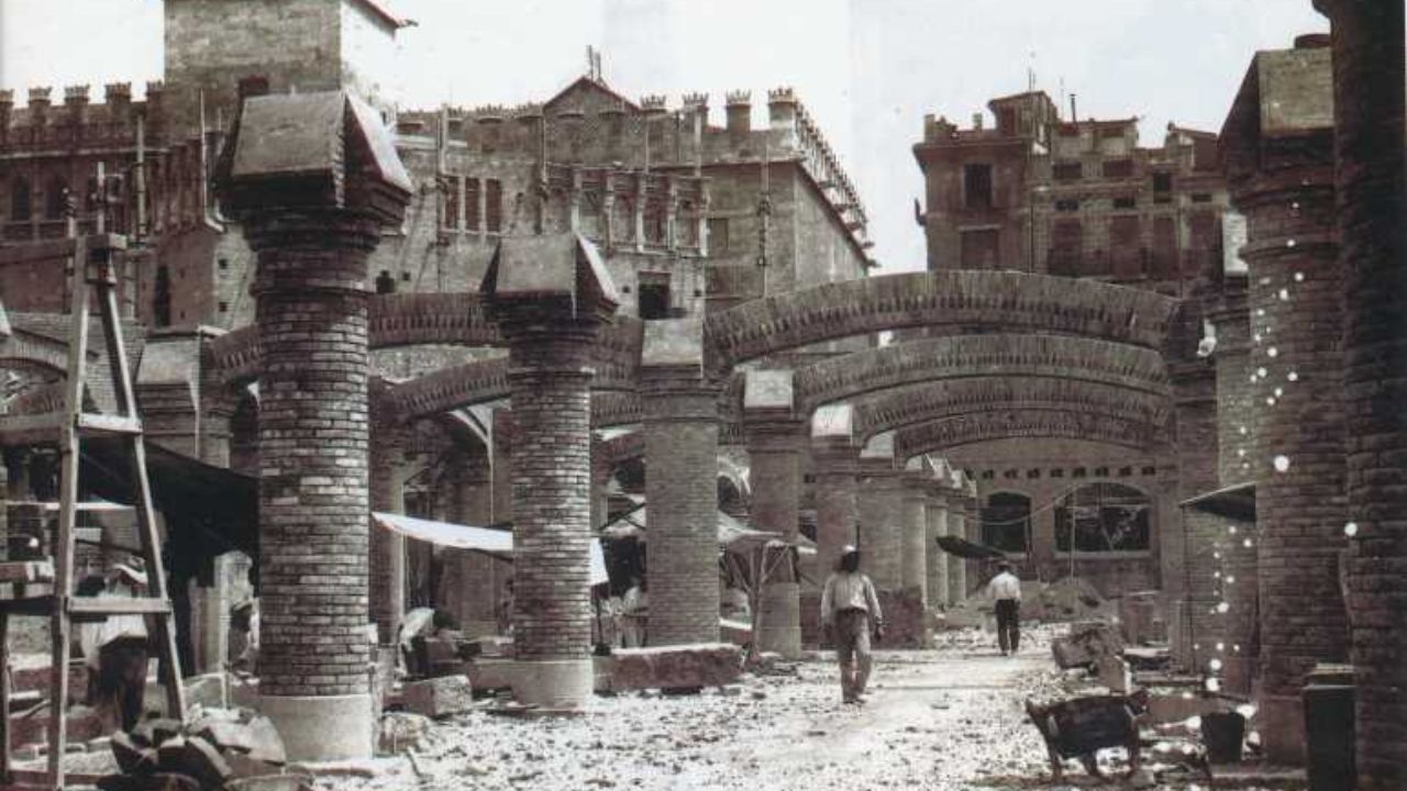 Construcción del Mercado Central