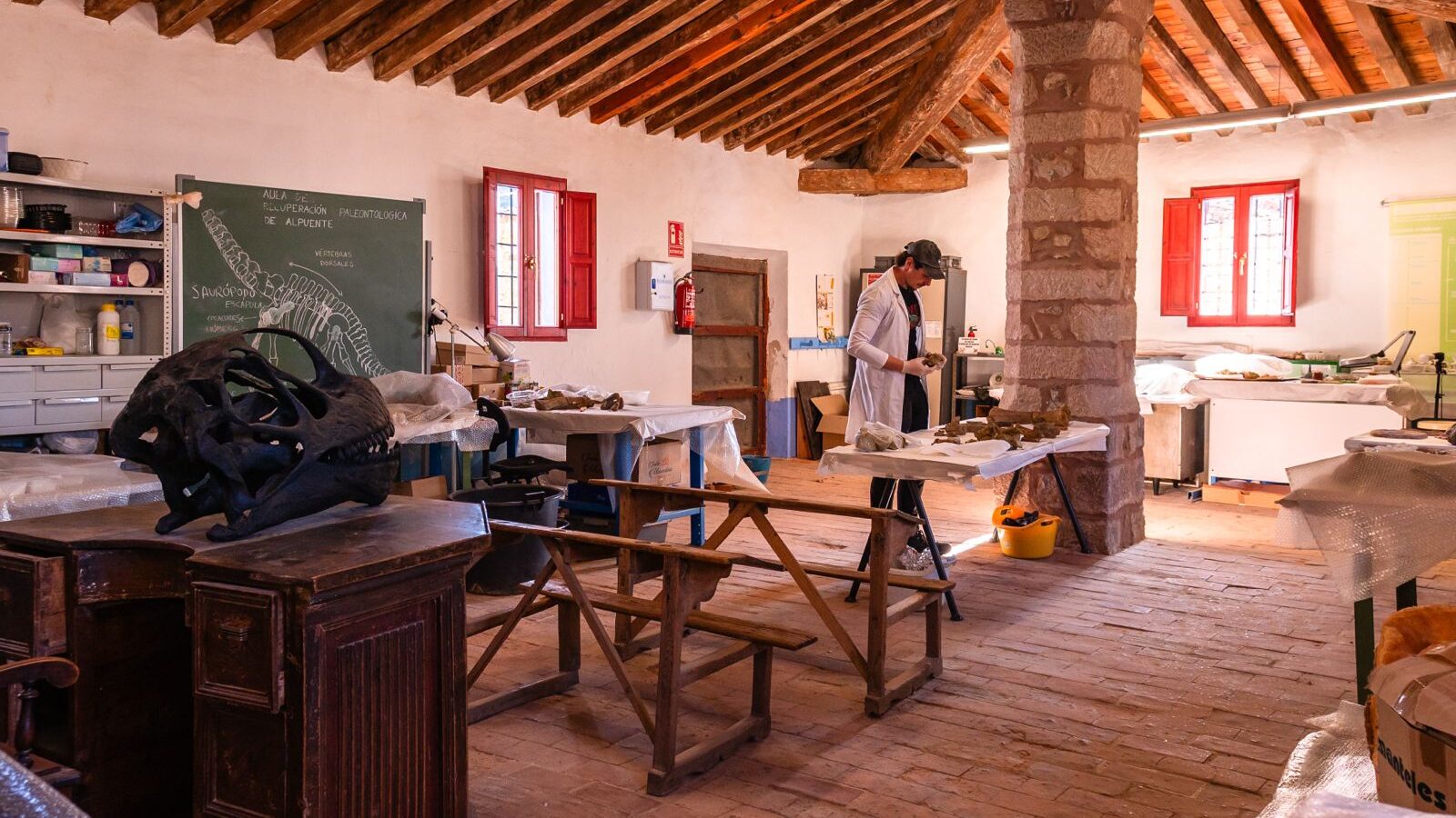Laboratorio del museo de Alpuente
