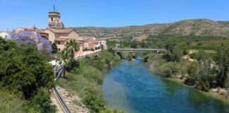El río Júcar a su paso por Sumacàrcer