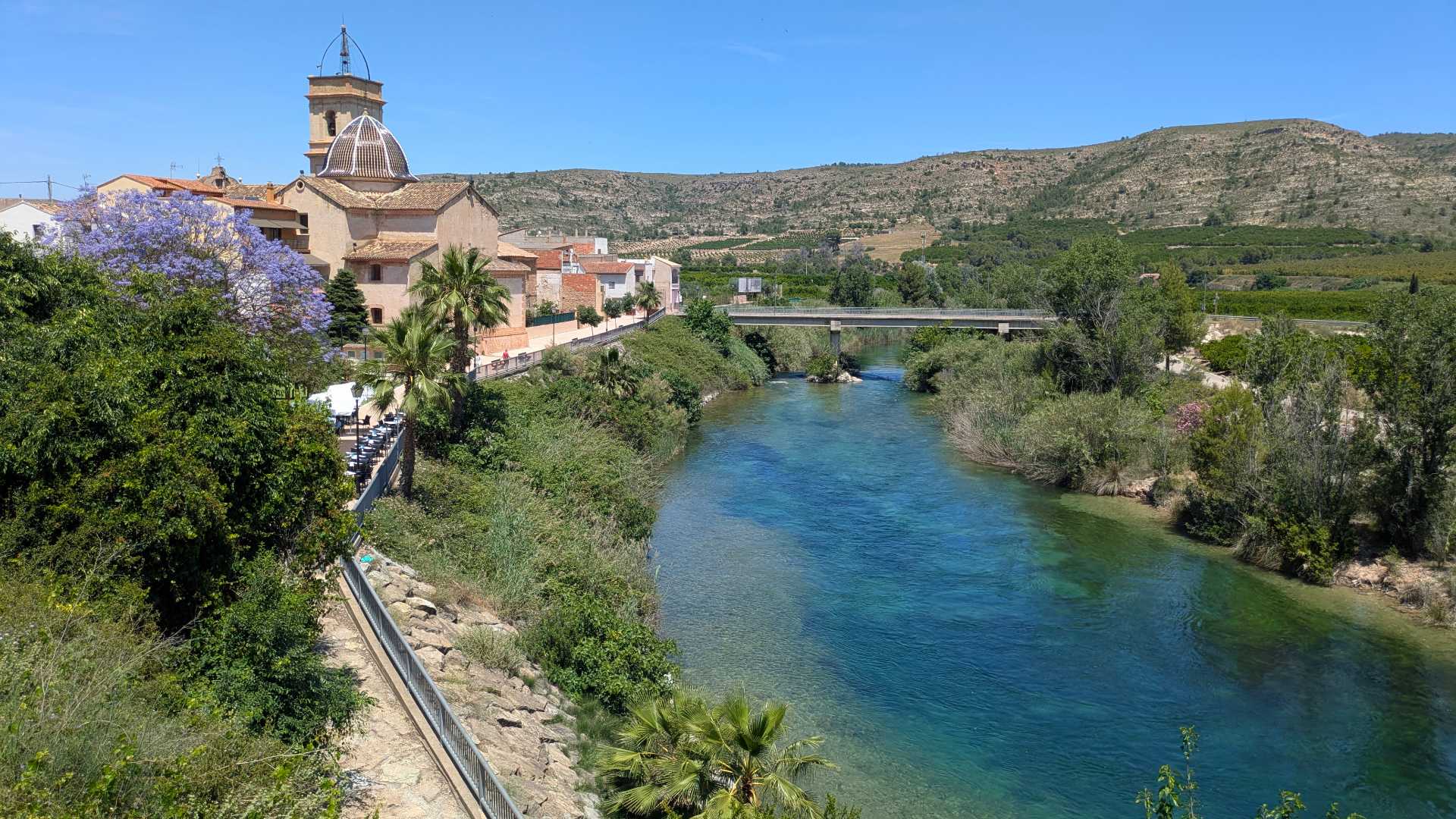 El río Júcar a su paso por Sumacàrcer