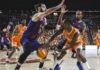 Valencia Basket busca romper el factor cancha ante el Barça: dónde ver y hora del tercer partido de la final Segundo partido de la final entre el Valencia Basket y FC Barcelona