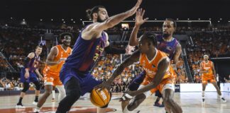 Segundo partido de la final entre el Valencia Basket y FC Barcelona
