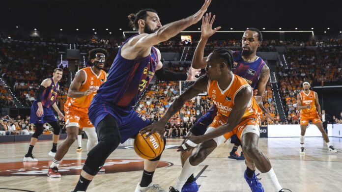 7televalencia valencia basket final Segundo partido de la final entre el Valencia Basket y FC Barcelona