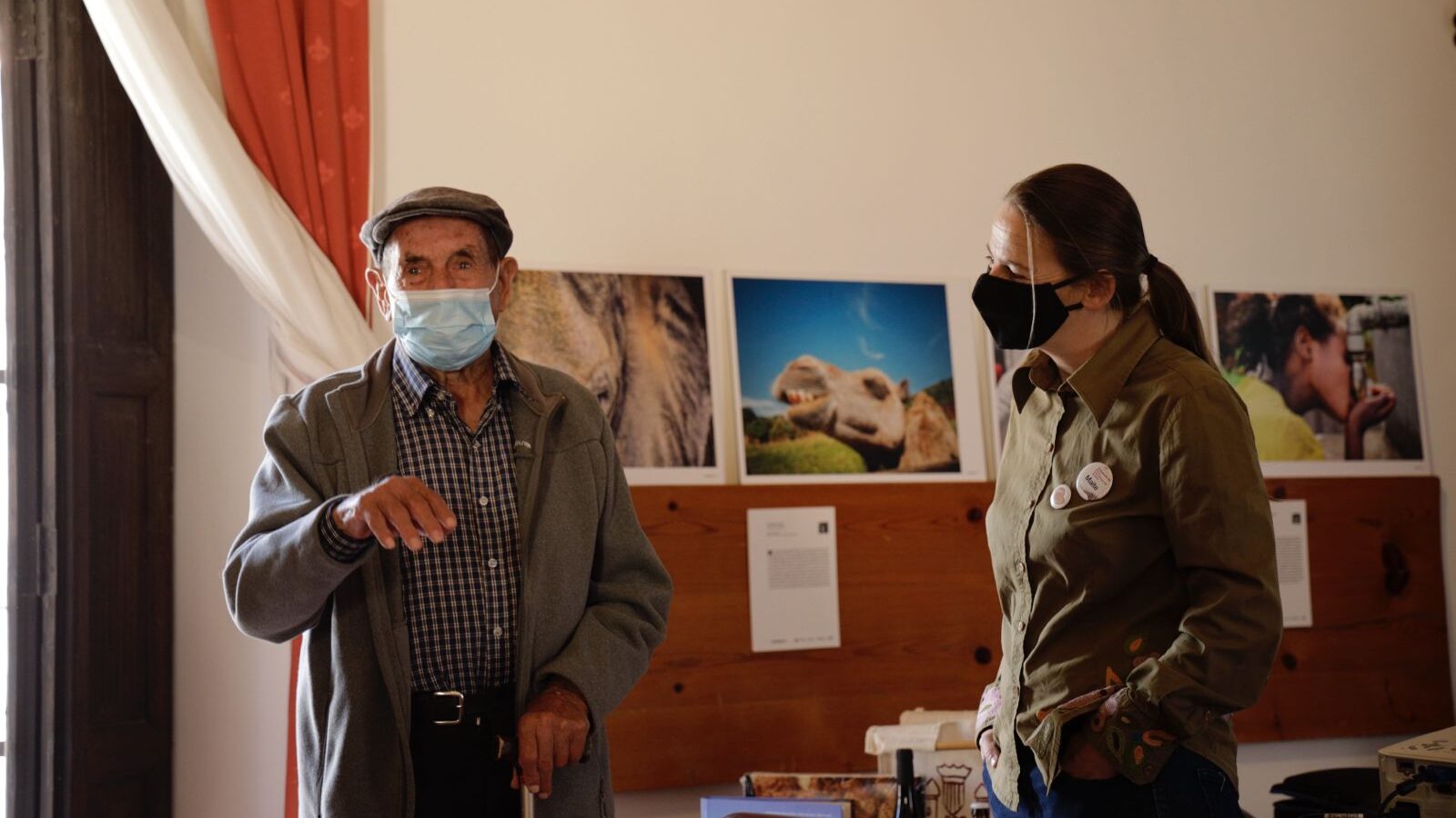Uno de los vecinos de Alpuente que donó diferentes fósiles al museo local