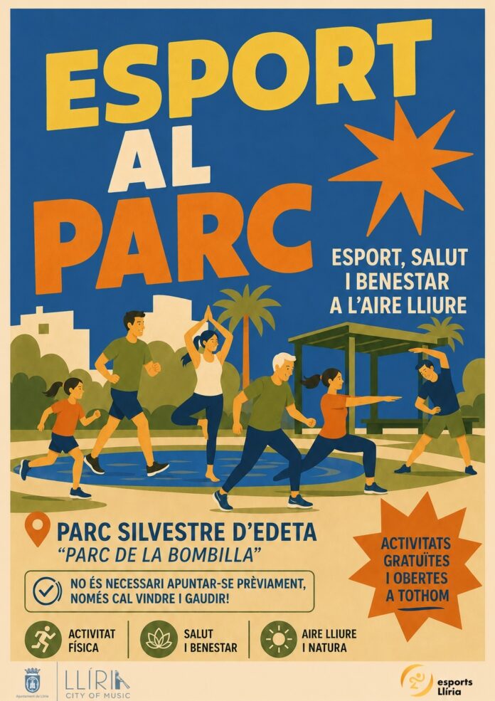 Cartel esport al parc