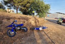 Persecución de película a unos motoristas temerarios en la A-7 por Torrent