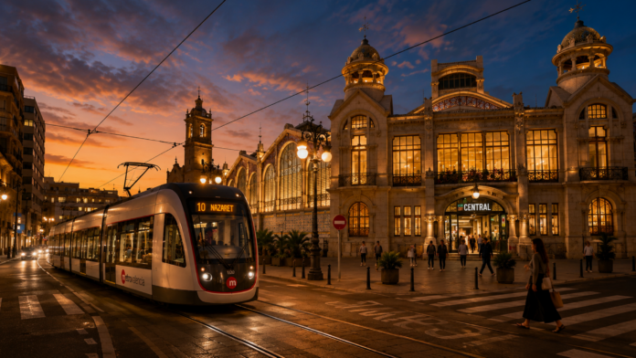 7televalencia-metrovalencia El tranvía volverá al centro de Valencia: así sería el recorrido que pasaría junto al Mercado Central