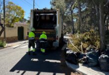 Paterna atén prop de 3.000 servicis de recollida de poda a La Canyada en dos mesos
