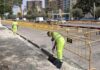 Valencia pone a punto los 132 desagües de la Alameda tras la Batalla de Flores
